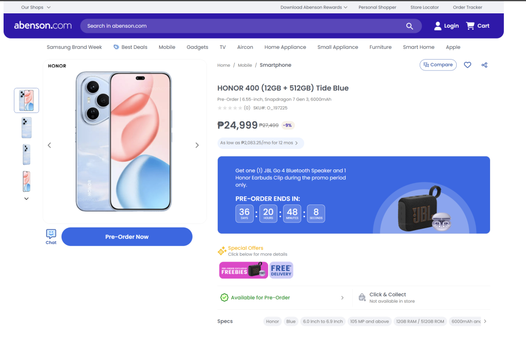 HONOR 400 5G Spotted in PH Stores Ahead of Launch: What We Know So Far 89 image